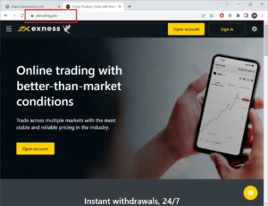 เข้าเว็บ exness ไม่ได้