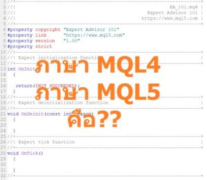 ภาษา MQL4 คือ